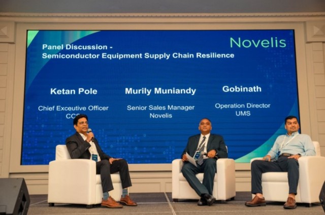Mr. Ketan Pole (CEO CCS), invited at the event by Novelis in Penang for Panel discussion on Semiconductor Equipment Supply chain Resilience, on October 14, 2024. 